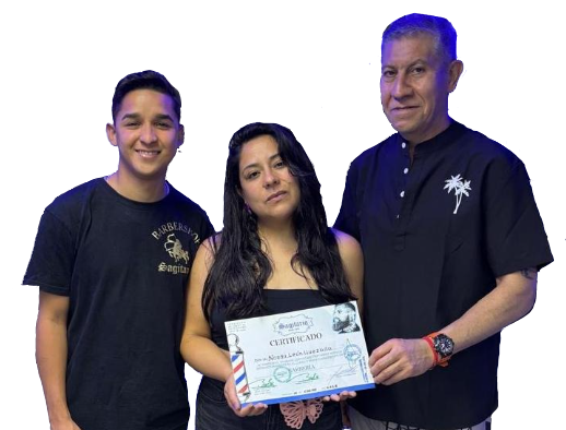 René Vergara y estudiantes